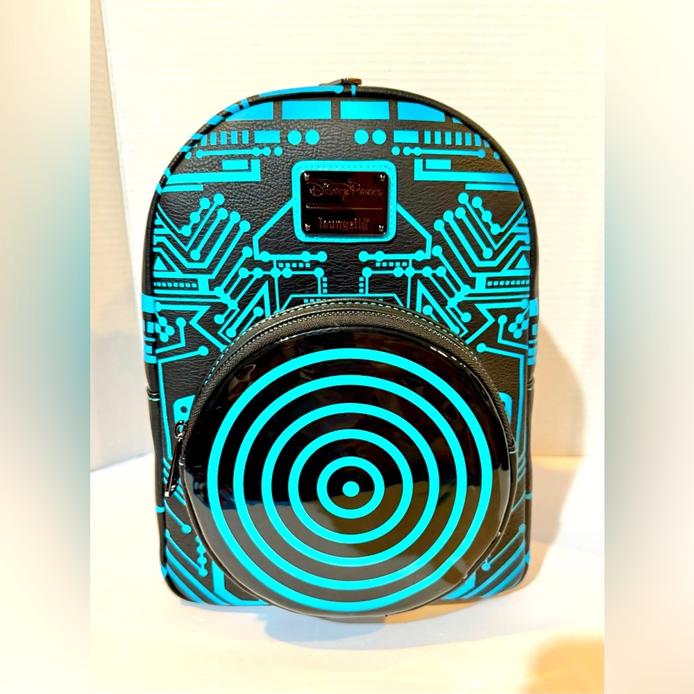 Disney Parks Tron 40th Anniversary Light Up Loungefly BNWT